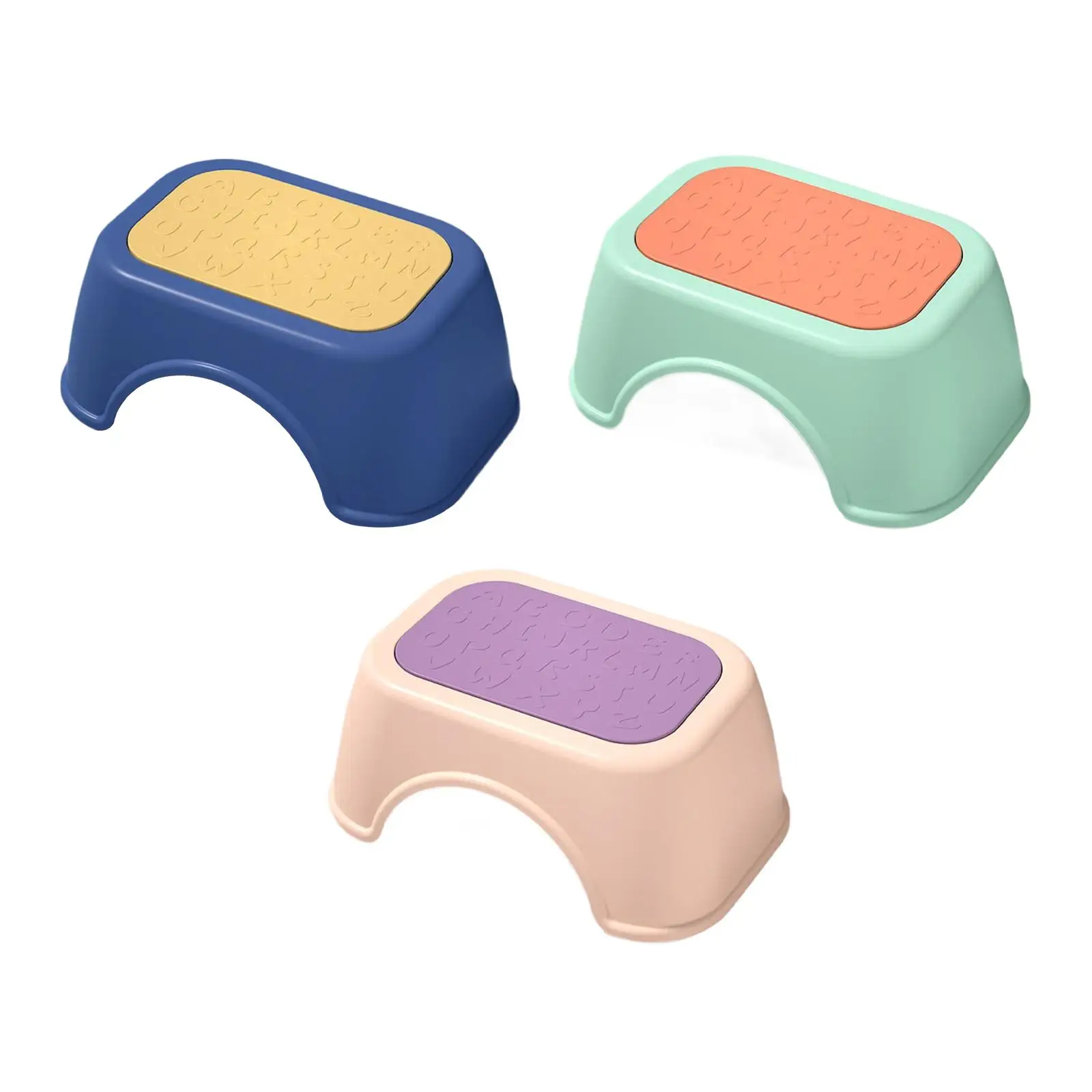 Step Stool for Kids Kitchen Stool Helper Portable Lightweight Sturdy Toilet Foot Stool for Toliet Bathroom Kitchen Sink Entryway